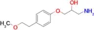 1-Amino-3-[4-(2-methoxyethyl)phenoxy]propan-2-ol