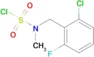 n-[(2-chloro-6-fluorophenyl)methyl]-n-methylsulfamoyl chloride