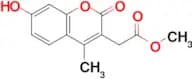 Methyl 2-(7-hydroxy-4-methyl-2-oxo-2h-chromen-3-yl)acetate