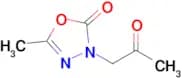 5-Methyl-3-(2-oxopropyl)-2,3-dihydro-1,3,4-oxadiazol-2-one