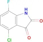 4-Chloro-7-fluoro-2,3-dihydro-1h-indole-2,3-dione