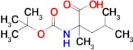 2-{[(tert-butoxy)carbonyl]amino}-2,4-dimethylpentanoic acid