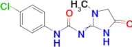 1-(4-chlorophenyl)-3-(1-methyl-4-oxoimidazolidin-2-ylidene)urea
