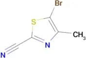 5-Bromo-4-methyl-1,3-thiazole-2-carbonitrile