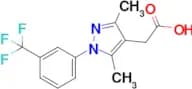 2-{3,5-dimethyl-1-[3-(trifluoromethyl)phenyl]-1h-pyrazol-4-yl}acetic acid