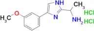 1-[4-(3-methoxyphenyl)-1h-imidazol-2-yl]ethan-1-amine dihydrochloride