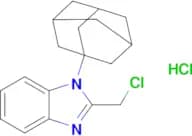 1-(Adamantan-1-yl)-2-(chloromethyl)-1h-1,3-benzodiazole hydrochloride