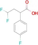 4,4-Difluoro-2-(4-fluorophenyl)butanoic acid