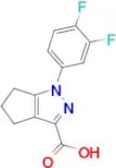 1-(3,4-Difluorophenyl)-1h,4h,5h,6h-cyclopenta[c]pyrazole-3-carboxylic acid