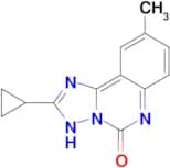 2-cyclopropyl-9-methyl-3H,5H-[1,2,4]triazolo[1,5-c]quinazolin-5-one