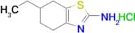 6-Ethyl-4,5,6,7-tetrahydro-1,3-benzothiazol-2-amine hydrochloride