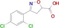 3-(2,4-Dichlorophenyl)-4,5-dihydro-1,2-oxazole-5-carboxylic acid