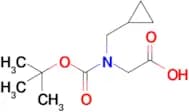 2-{[(tert-butoxy)carbonyl](cyclopropylmethyl)amino}acetic acid