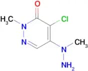 4-Chloro-2-methyl-5-(1-methylhydrazin-1-yl)-2,3-dihydropyridazin-3-one