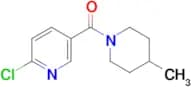 2-Chloro-5-(4-methylpiperidine-1-carbonyl)pyridine