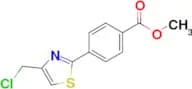 Methyl 4-[4-(chloromethyl)-1,3-thiazol-2-yl]benzoate