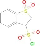 1,1-Dioxo-2,3-dihydro-1lambda6-benzothiophene-3-sulfonyl chloride