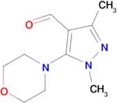 1,3-Dimethyl-5-(morpholin-4-yl)-1h-pyrazole-4-carbaldehyde