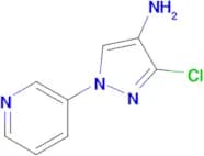 3-Chloro-1-(pyridin-3-yl)-1H-pyrazol-4-amine