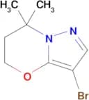 3-Bromo-7,7-dimethyl-6,7-dihydro-5H-pyrazolo[5,1-b][1,3]oxazine