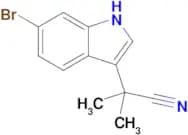 2-(6-Bromo-1H-indol-3-yl)-2-methylpropanenitrile