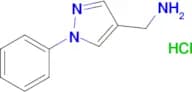 (1-Phenyl-1h-pyrazol-4-yl)methanamine hydrochloride