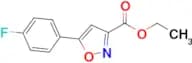 Ethyl 5-(4-fluorophenyl)-1,2-oxazole-3-carboxylate