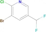 3-Bromo-2-chloro-5-(difluoromethyl)pyridine