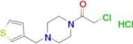2-Chloro-1-[4-(thiophen-3-ylmethyl)piperazin-1-yl]ethan-1-one hydrochloride