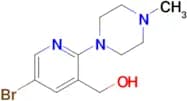 [5-bromo-2-(4-methylpiperazin-1-yl)pyridin-3-yl]methanol