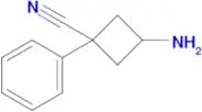 3-Amino-1-phenylcyclobutanecarbonitrile