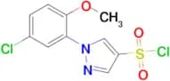 1-(5-Chloro-2-methoxyphenyl)-1h-pyrazole-4-sulfonyl chloride