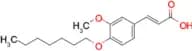 (2e)-3-[4-(heptyloxy)-3-methoxyphenyl]prop-2-enoic acid