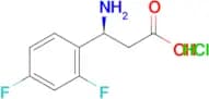 (3S)-3-Amino-3-(2,4-difluorophenyl)propanoic acid hydrochloride