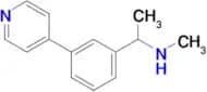 Methyl({1-[3-(pyridin-4-yl)phenyl]ethyl})amine