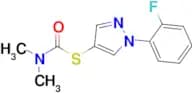 1-{[1-(2-fluorophenyl)-1h-pyrazol-4-yl]sulfanyl}-N,N-dimethylformamide