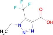 1-Ethyl-5-(trifluoromethyl)-1h-1,2,3-triazole-4-carboxylic acid
