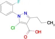 5-Chloro-1-(2-fluorophenyl)-3-propyl-1h-pyrazole-4-carboxylic acid