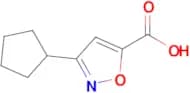 3-Cyclopentyl-1,2-oxazole-5-carboxylic acid