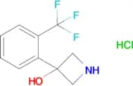 3-Azetidinol, 3-[2-(trifluoromethyl)phenyl]-, hydrochloride (1:1)