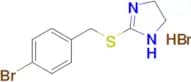 2-((4-Bromobenzyl)thio)-4,5-dihydro-1h-imidazole hydrobromide