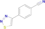 4-(1,2,3-Thiadiazol-4-yl)benzonitrile