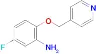 5-Fluoro-2-(pyridin-4-ylmethoxy)aniline