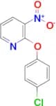 2-(4-Chlorophenoxy)-3-nitropyridine