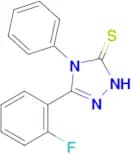 3-(2-fluorophenyl)-4-phenyl-4,5-dihydro-1H-1,2,4-triazole-5-thione