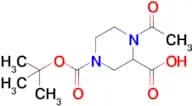 1-Acetyl-4-(tert-butoxycarbonyl)piperazine-2-carboxylic acid