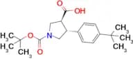 (3s,4r)-1-(Tert-butoxycarbonyl)-4-(4-(tert-butyl)phenyl)pyrrolidine-3-carboxylic acid