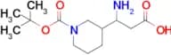 3-Amino-3-(1-(tert-butoxycarbonyl)piperidin-3-yl)propanoic acid