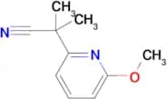 2-(6-Methoxypyridin-2-yl)-2-methylpropanenitrile