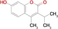7-Hydroxy-3-isopropyl-4-methyl-2h-chromen-2-one